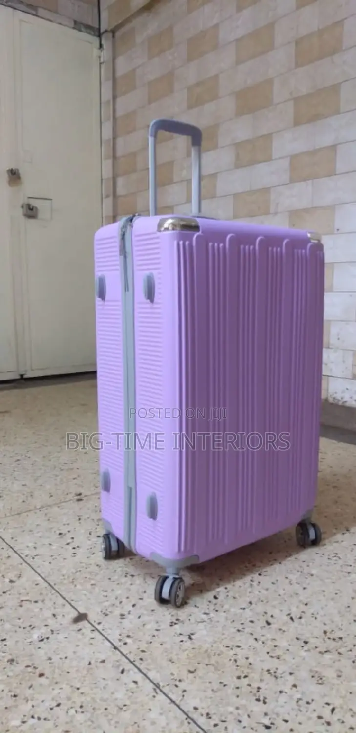 Classy Purple Plastic Suitcase Large