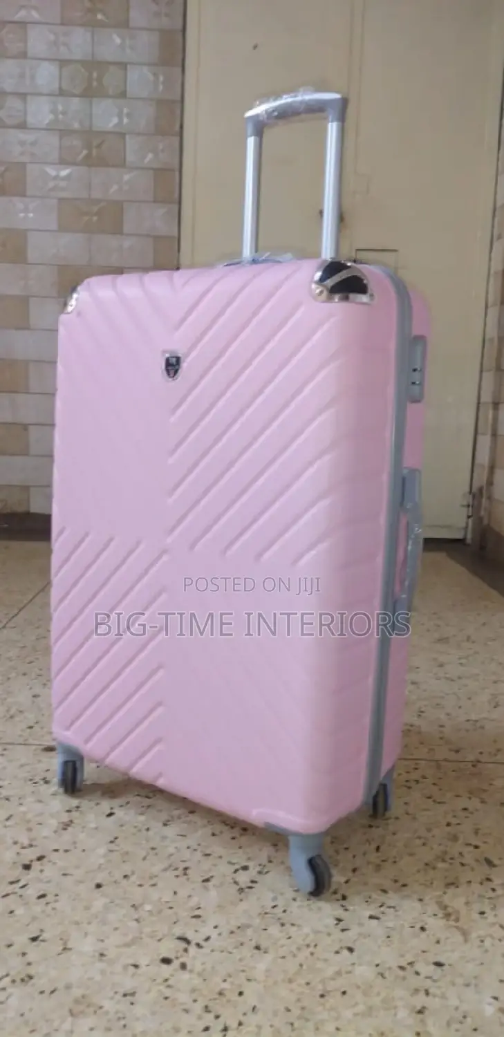Large Brown Plastic Suitcases