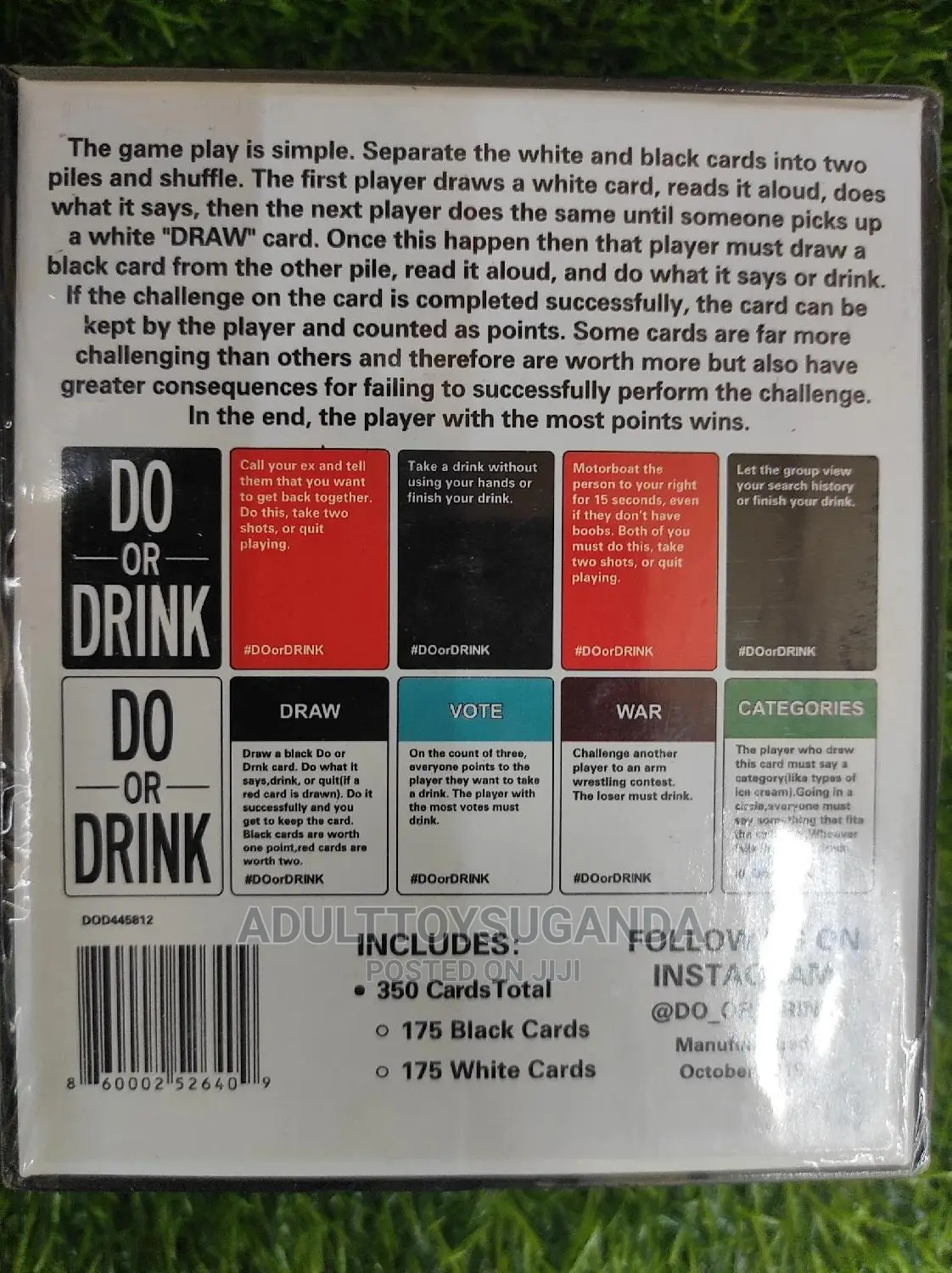 Do or Drink Party Card Game, Dare for Adults Girls Night