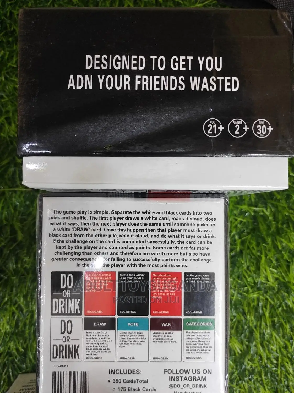 Do or Drink Party Card Game, Dare for Adults Girls Night