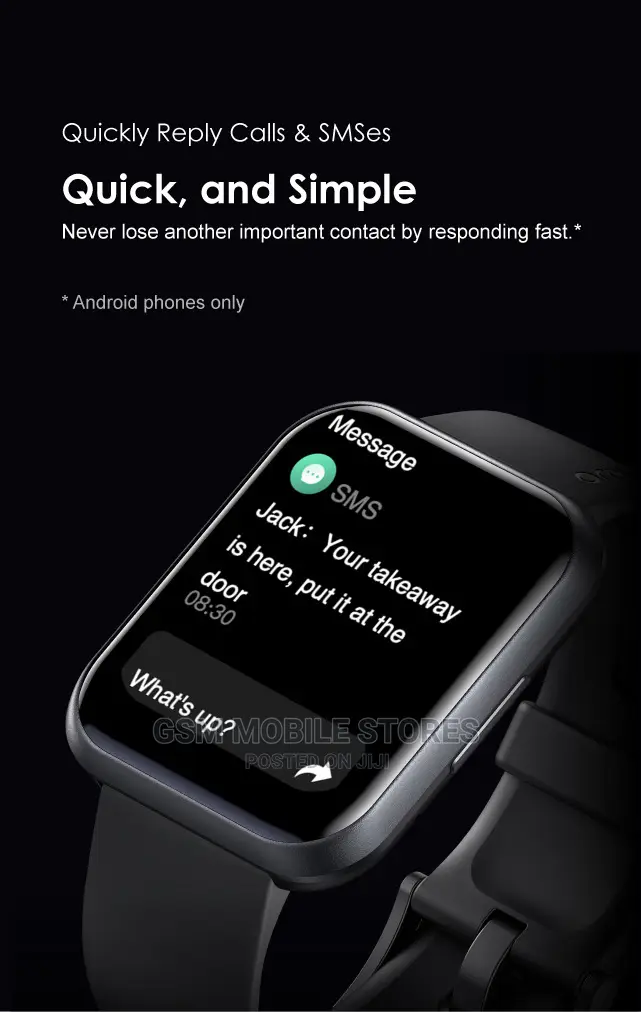 Oraimo Watch 2 Pro BT Call Quickly Reply Health Monitor