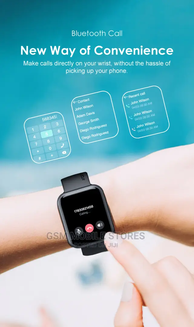 Oraimo Watch 2 Pro BT Call Quickly Reply Health Monitor