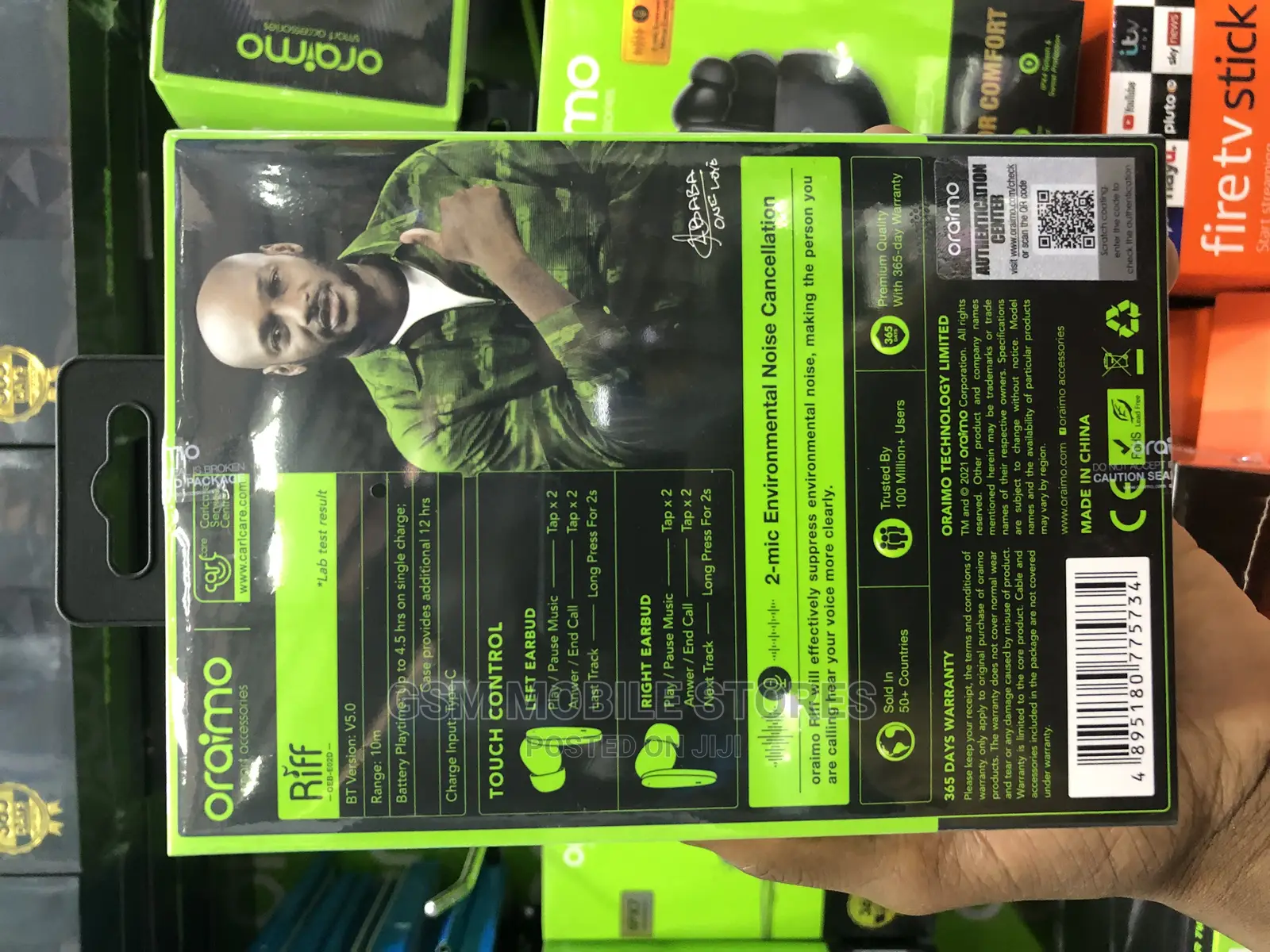 Oraimo Riff Smaller for Comfort TWS True Wireless Earbuds
