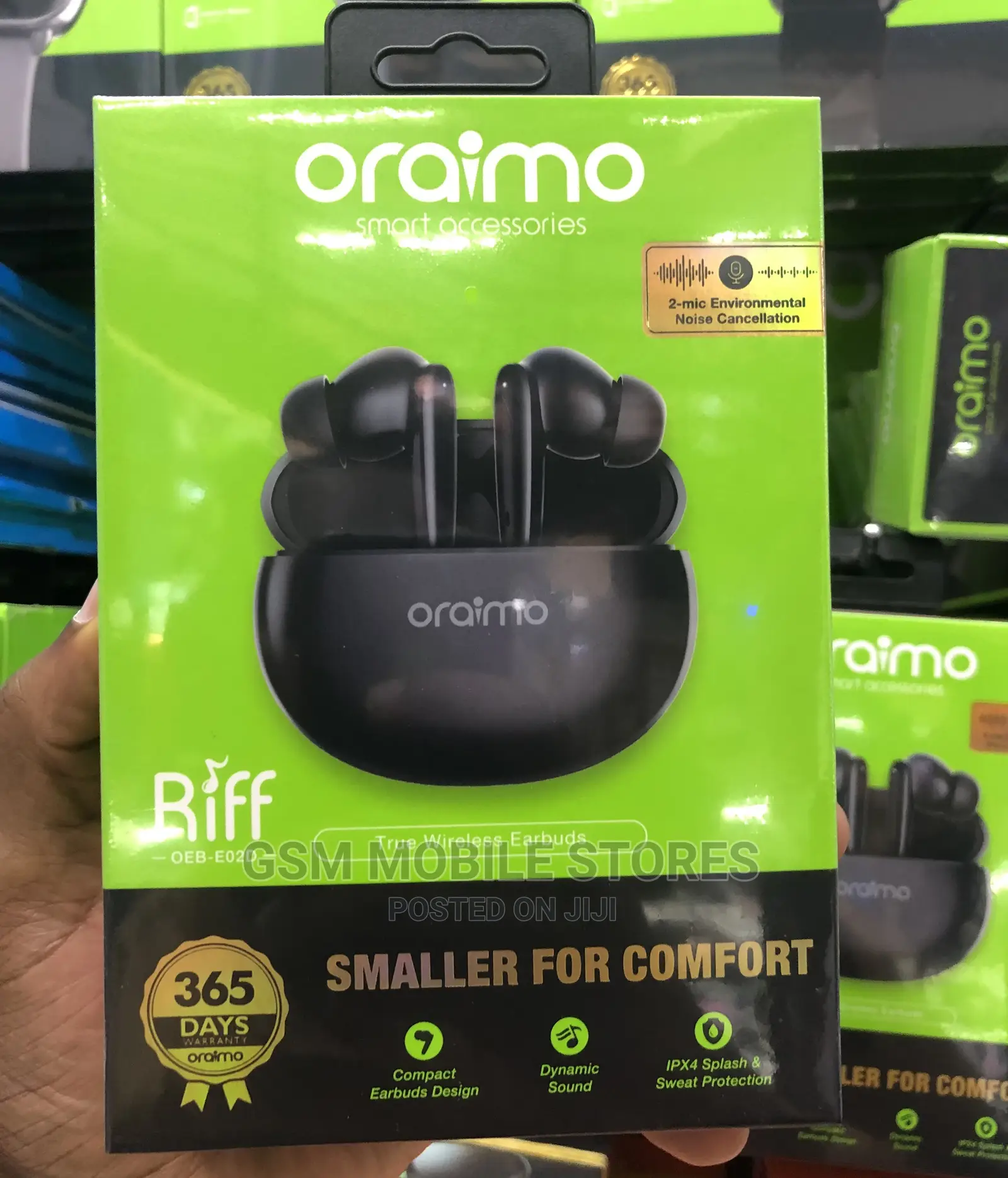 Oraimo Riff Smaller for Comfort TWS True Wireless Earbuds