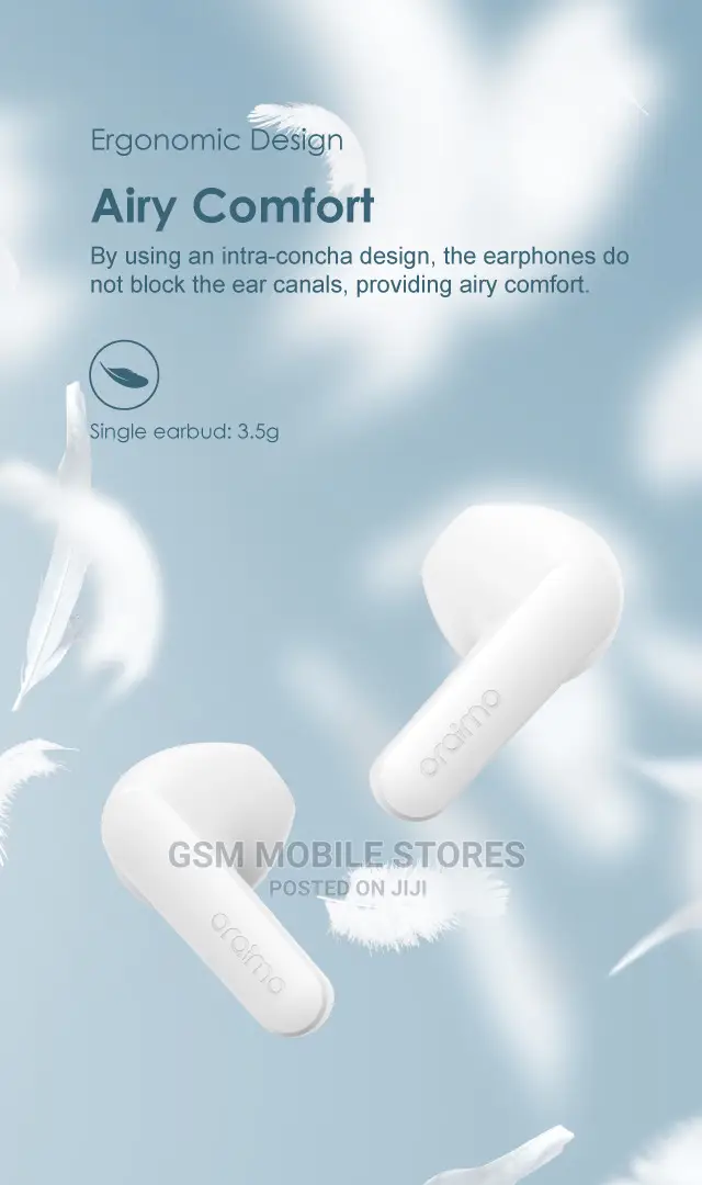 Oraimo Roll True Wireless Earbuds Roll With Tunes - Black