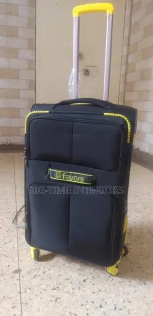 Dfavors Black Medium Size Suitcases