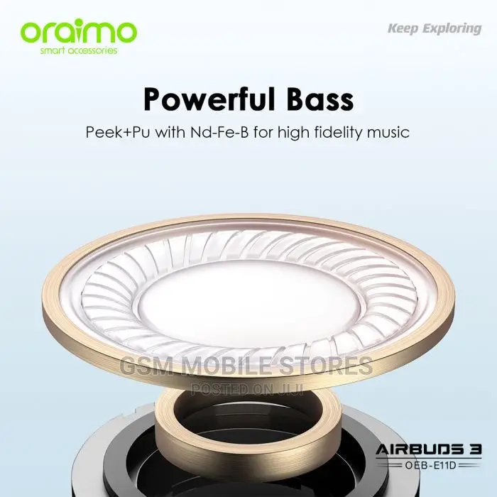 Oraimo Air-Buds 3 Powerful Bass IPX7 True Wireless Earbuds
