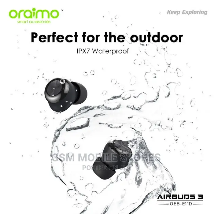 Oraimo Air-Buds 3 Powerful Bass IPX7 True Wireless Earbuds