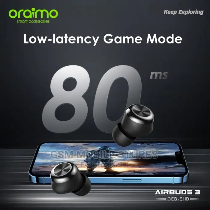 Oraimo Air-Buds 3 Powerful Bass IPX7 True Wireless Earbuds