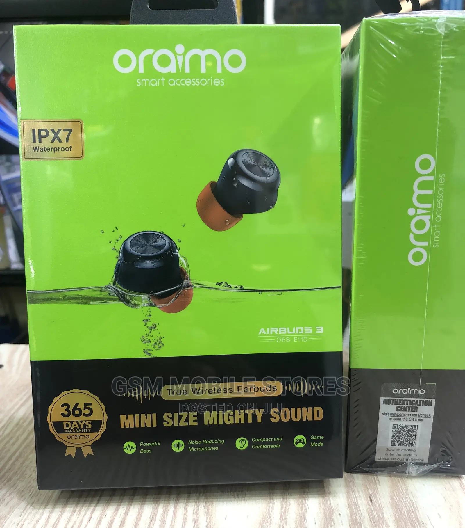 Oraimo Air-Buds 3 Powerful Bass IPX7 True Wireless Earbuds