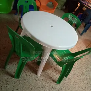 Plastic Table Chairs Set