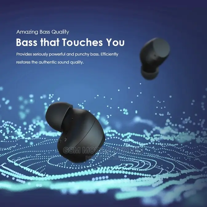 Oraimo Rock Stereo Super Bass True Wireless Earbuds - Black