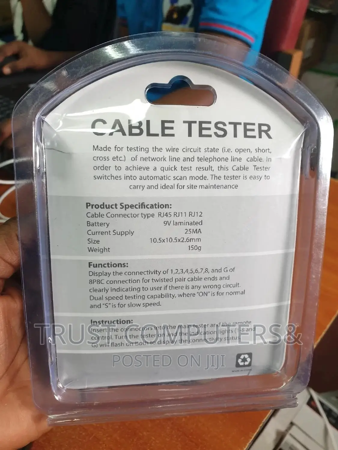 Rj11 and Rj45 Cable Tester