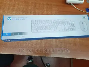 Hp CS10 Original Wireless Keyboard Combo White