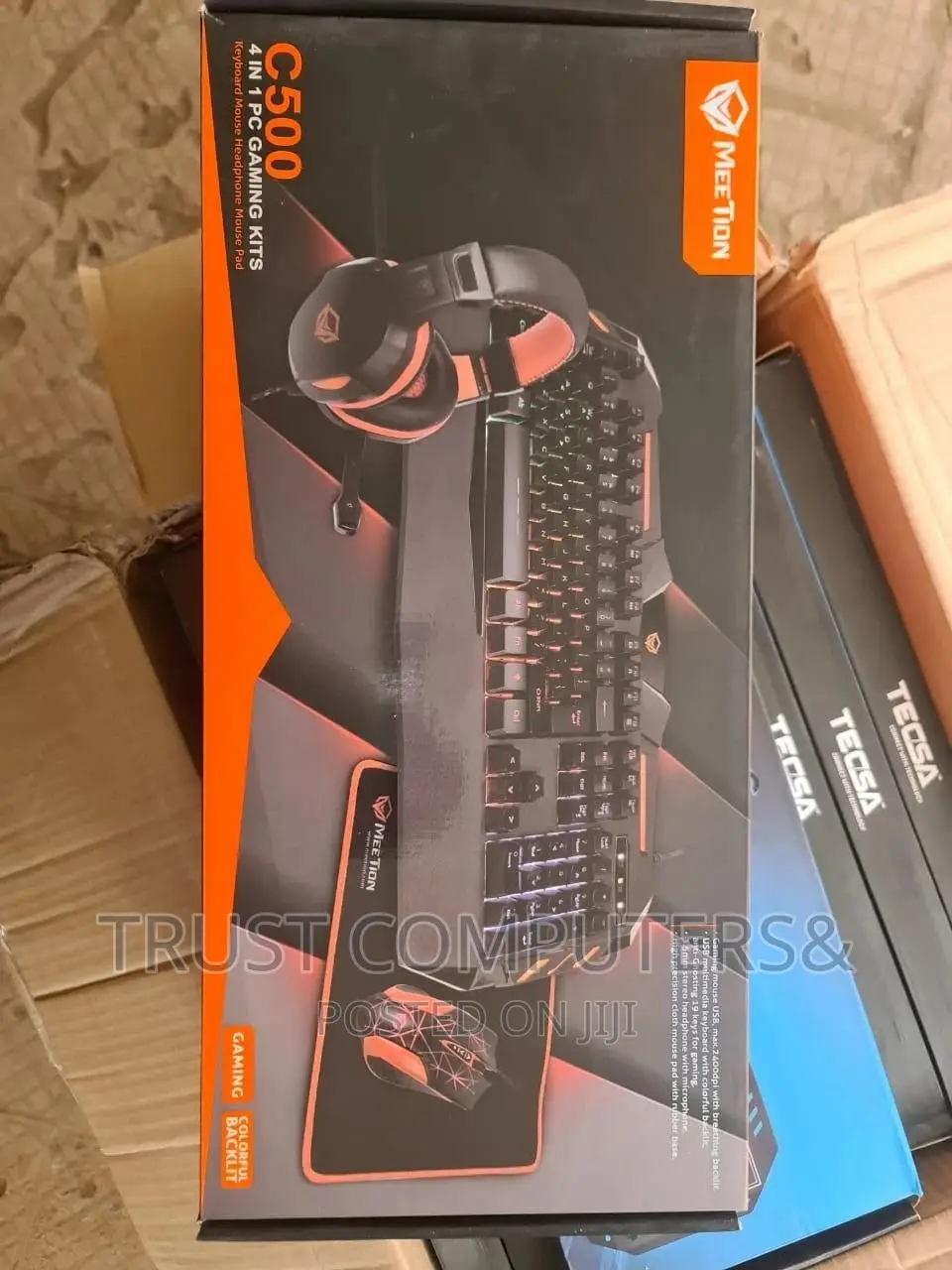 C500 Mouse, Pad, Keyboard and Headphone for Gaming Kit