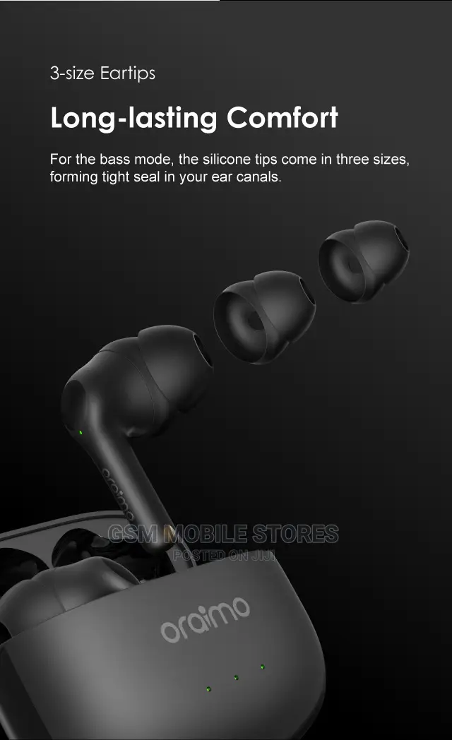 Oraimo Freepods 3 True Wireless Stereo Earbuds Black/White