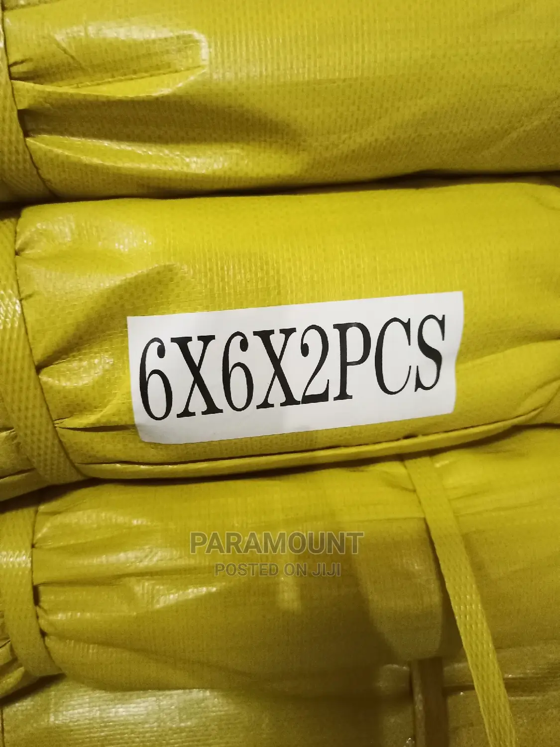 Yellow Tarpaulins (6mx6m)