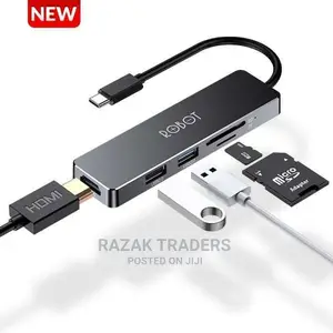 Robot HT240S USB C Hub Converter 5 in 1 Type C to USB 3.0