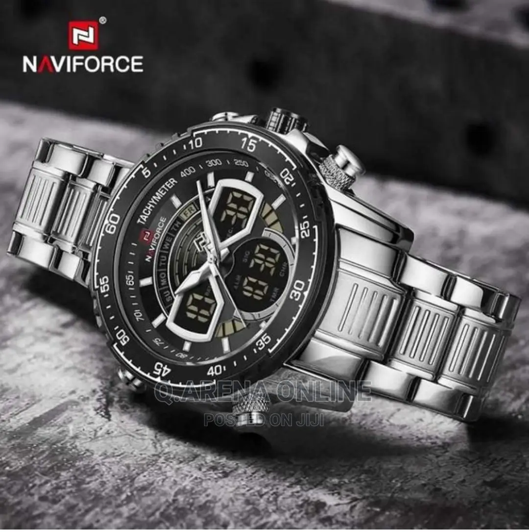 Naviforce Stainless Steel Waterproof Watch