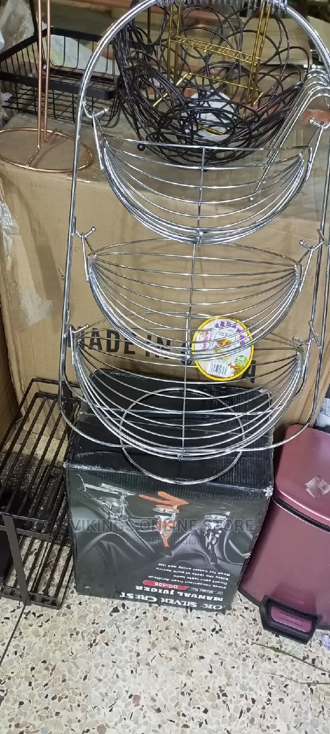 3 Tier Steel Fruit Basket