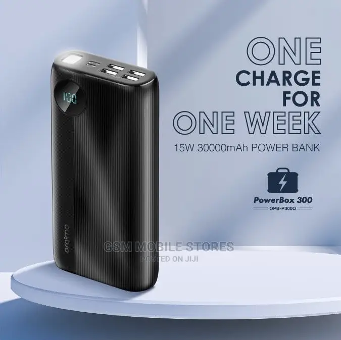Oraimo Powerbox 300 30000mah 15W Fast-Charging Power Bank