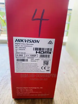 4 Channel DVR Hikvision 1080p