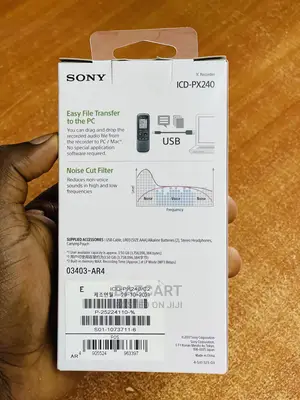 Sony Voice Recorder ICD-PX240 4GB Storage