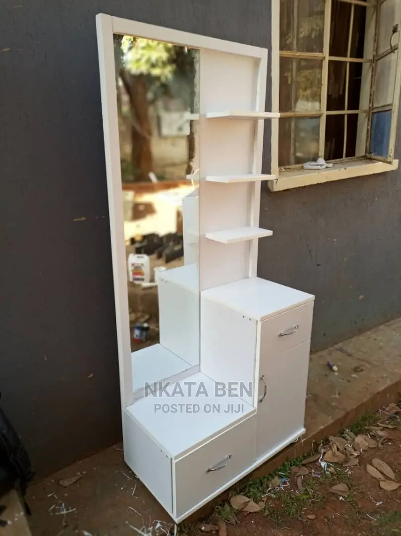White Long Dressing Mirror
