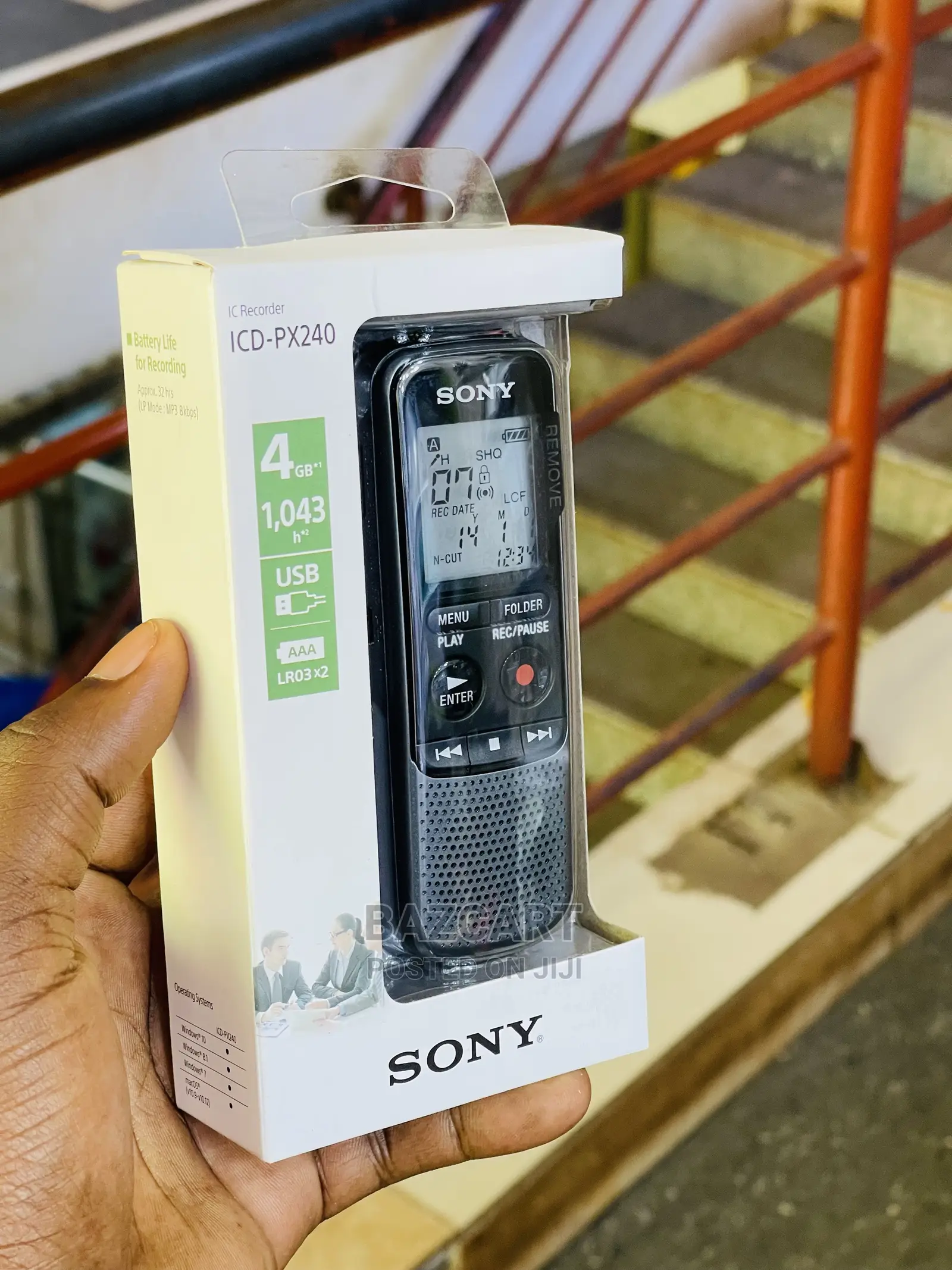 Sony Voice Recorder ICD-PX240 4GB Storage