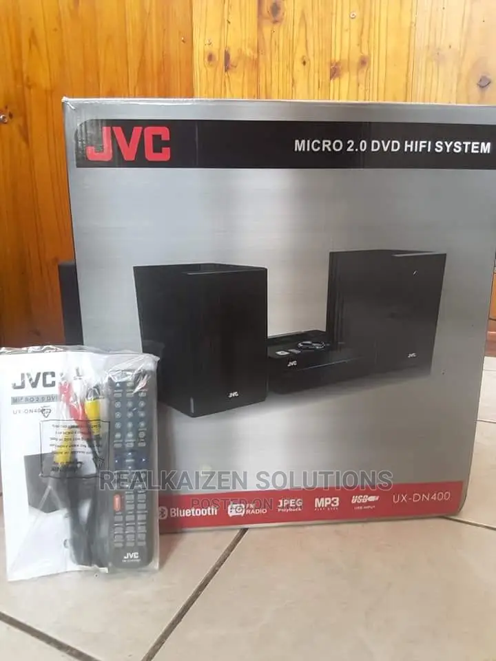 JVC Micro 2.0CH DVD Bluetooth FM AUX Hifi Music System