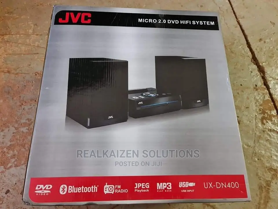 JVC Micro 2.0CH DVD Bluetooth FM AUX Hifi Music System