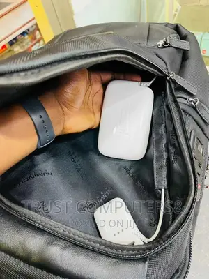 Numinous Bag With Inbuilt Power Bank,Fingerprint Security