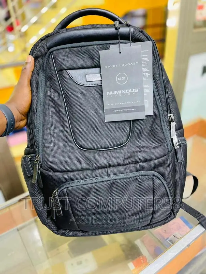 Numinous Bag With Inbuilt Power Bank,Fingerprint Security