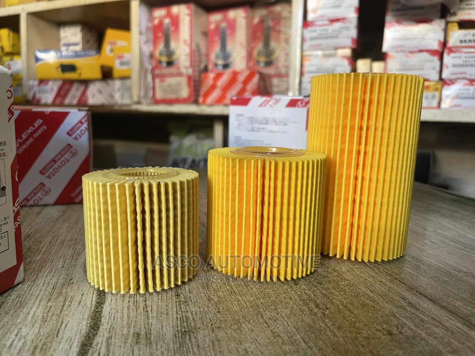 Toyota Denso Oil Filter Mark X RAV4 Exposed Filter Element