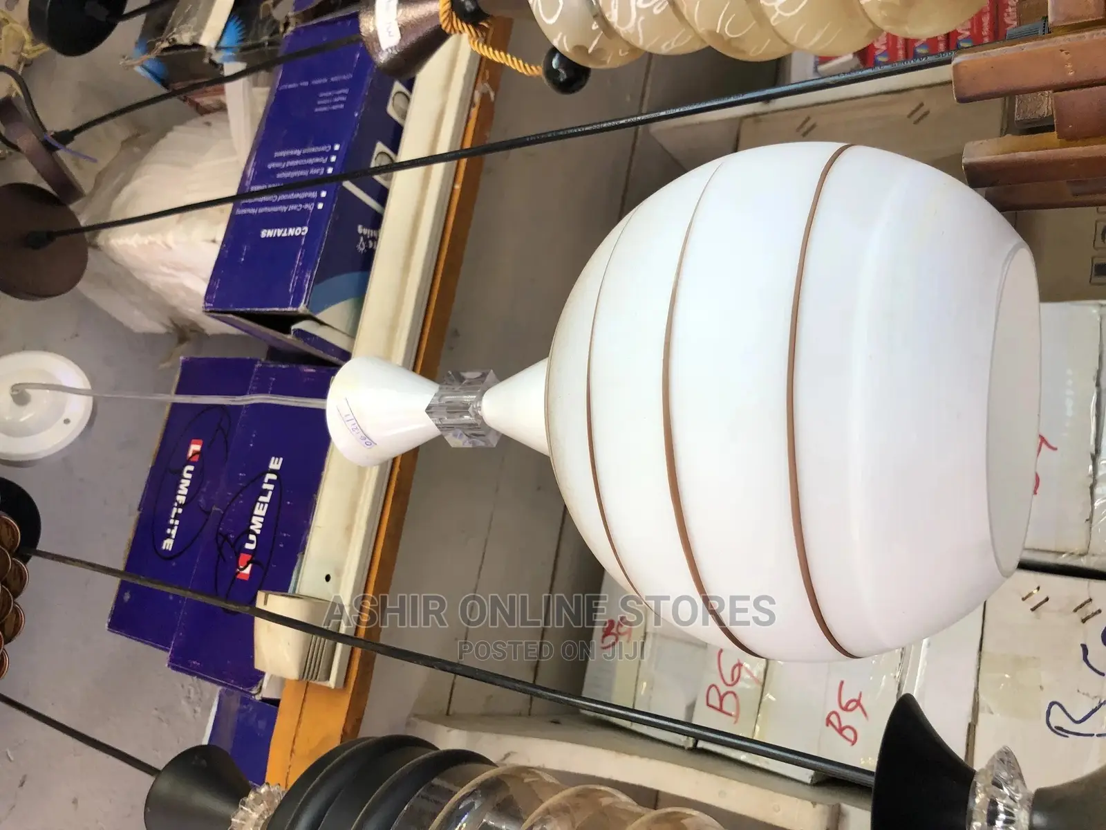 White Pendant Lamp Holder