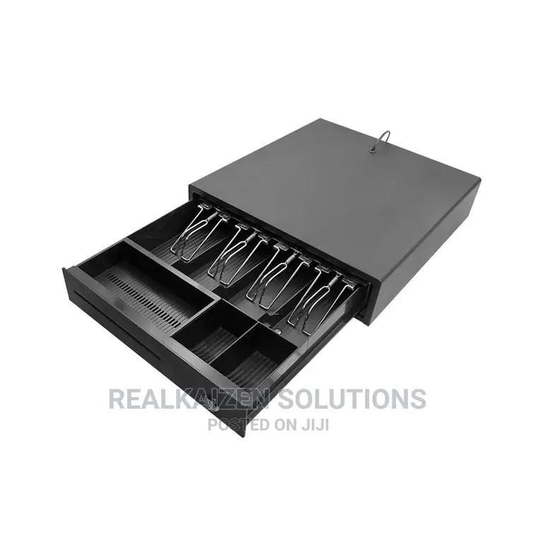 Heavy Duty 4 Grid POS Cash Register Drawer With Key RJ11