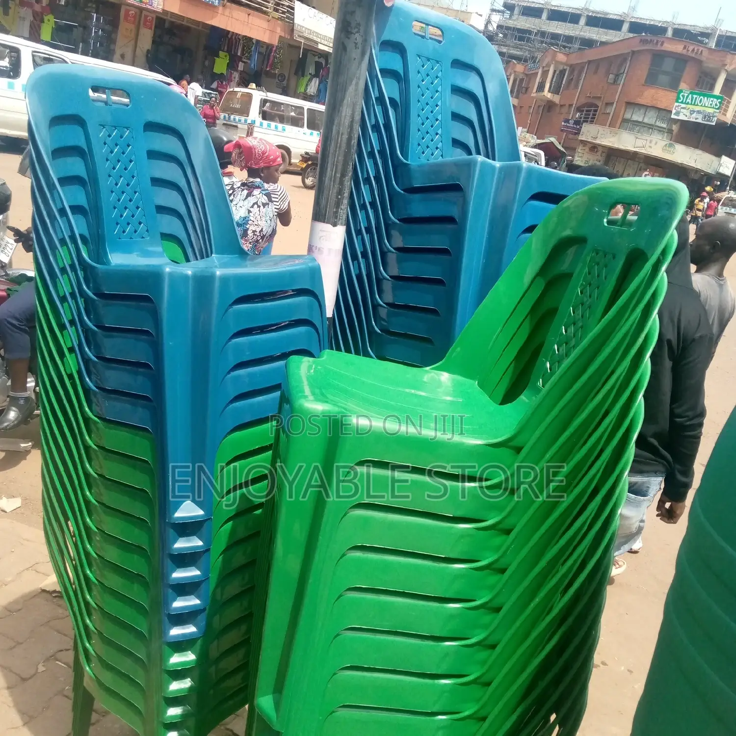 Plastic Armless Chairs