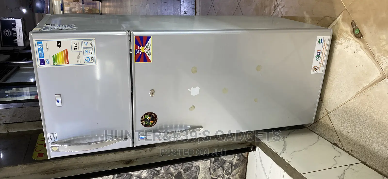 Adh Double Door Fridge 250 Liters Used Once as Good as New