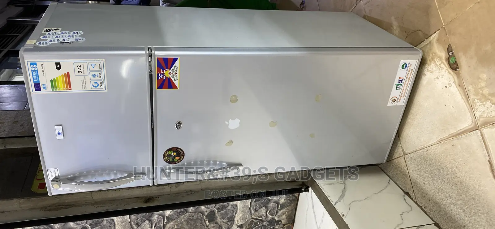 Adh Double Door Fridge 250 Liters Used Once as Good as New