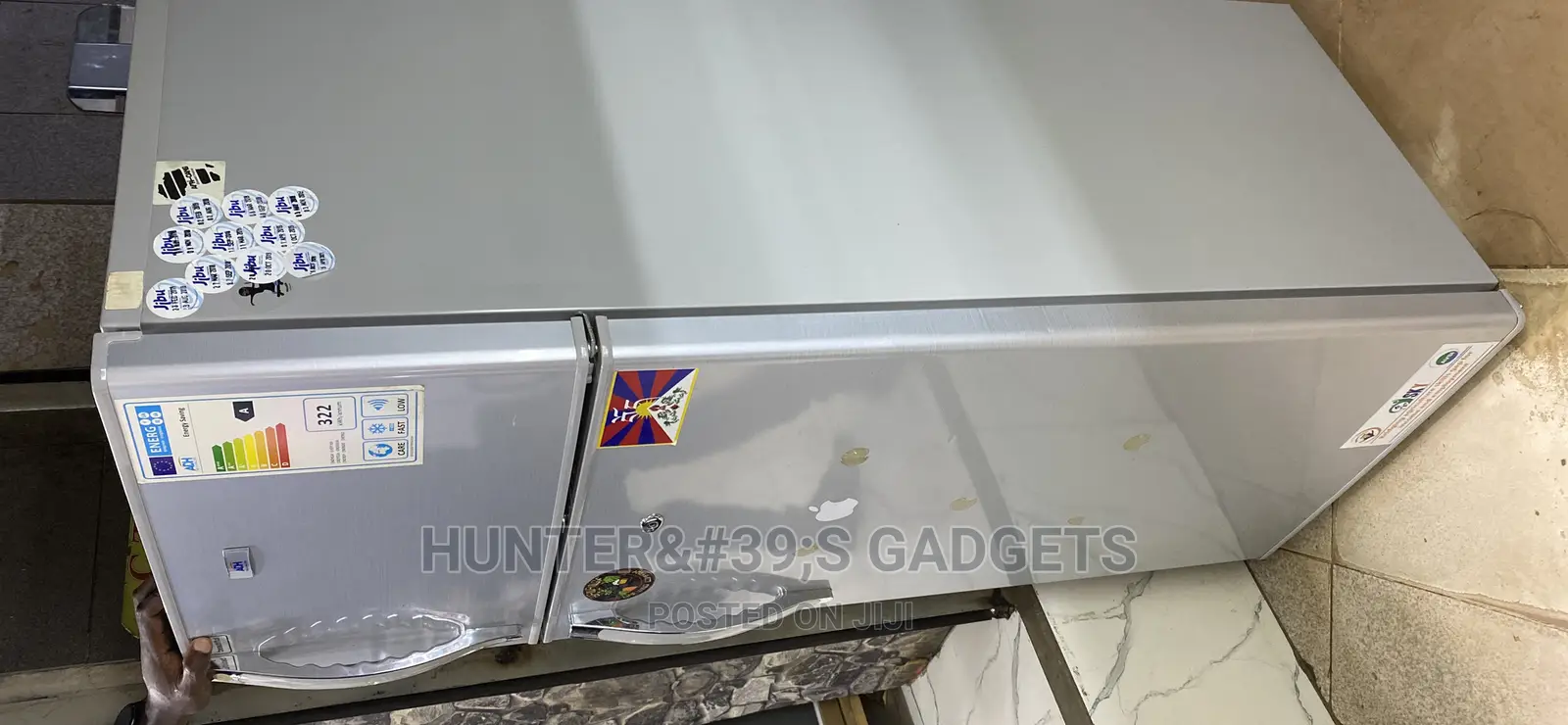 Adh Double Door Fridge 250 Liters Used Once as Good as New