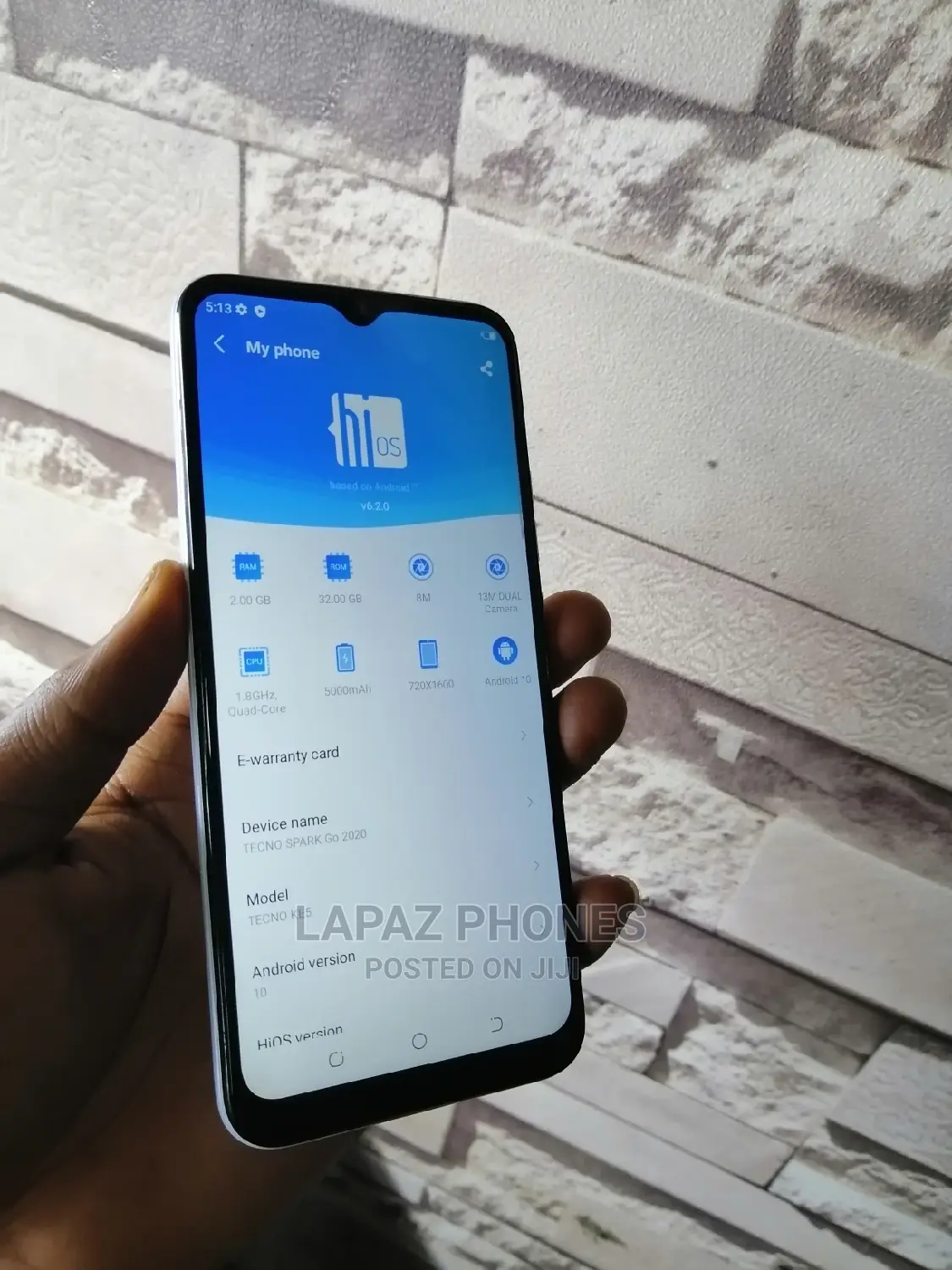 Tecno Spark Go 2020 32 GB White