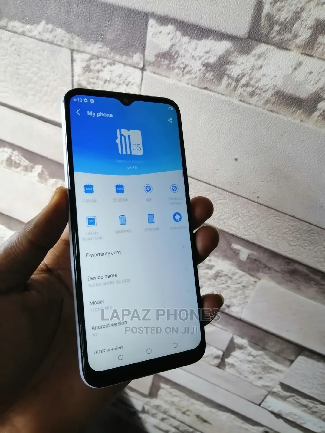 Tecno Spark Go 2020 32 GB White