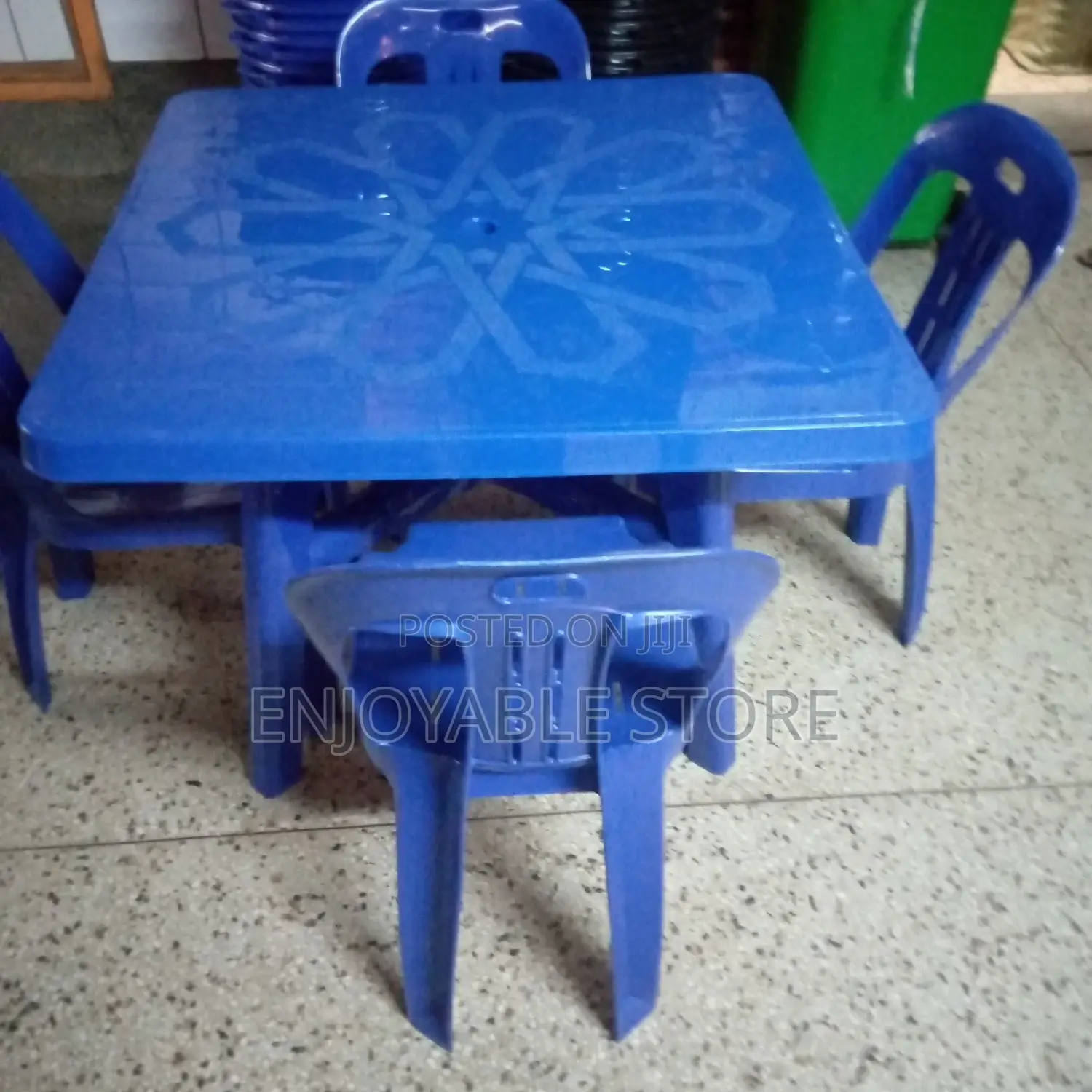 Plastic Table Chairs Set
