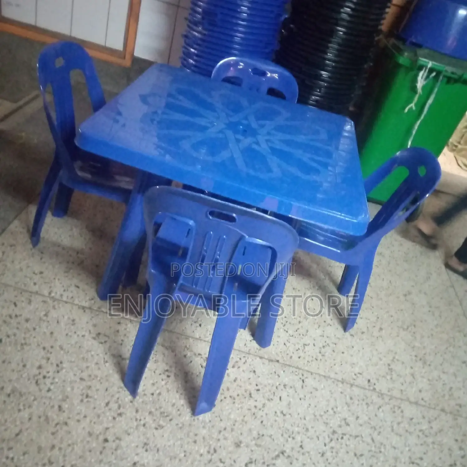 Plastic Table Chairs Set