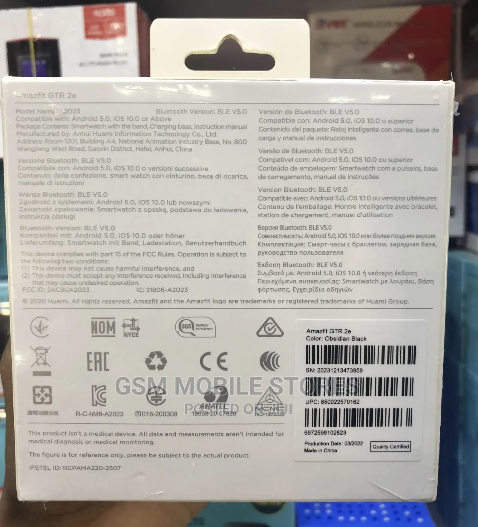 Amazfit GTR 2e Smart Watch for Andriod IOS