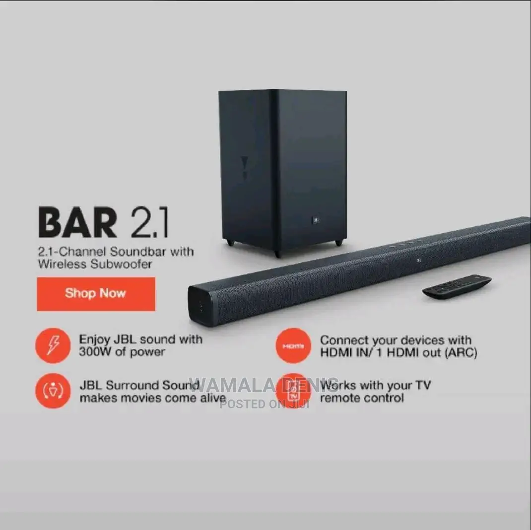 Jbl Sound Bar 2.1 in Central Division Audio & Music Equipment, Wamala