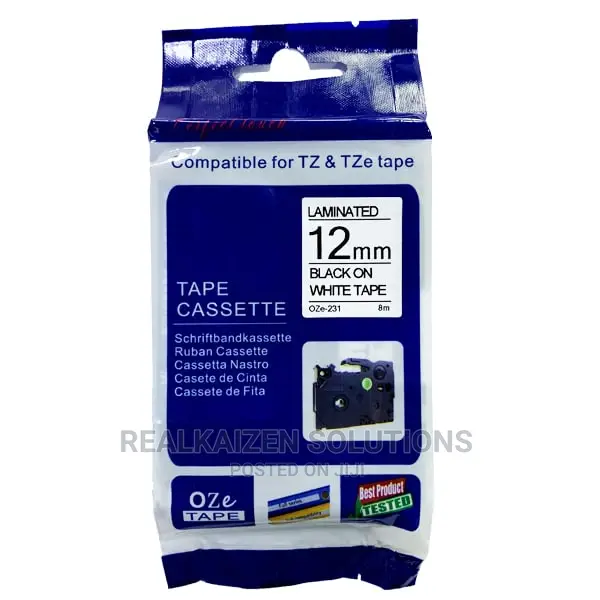 Compatible Label Tape for Brother Label Printer 9mm