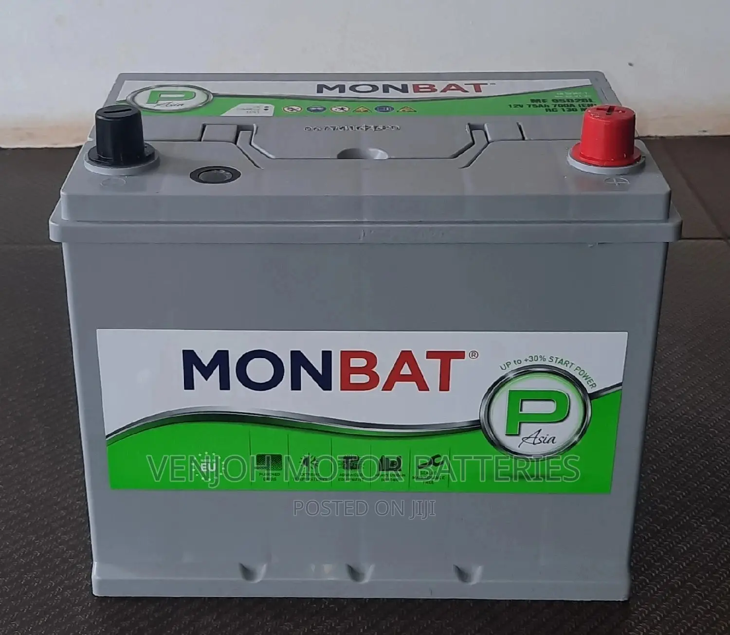 N70Z / 75 AH Made in Europe Car Battery