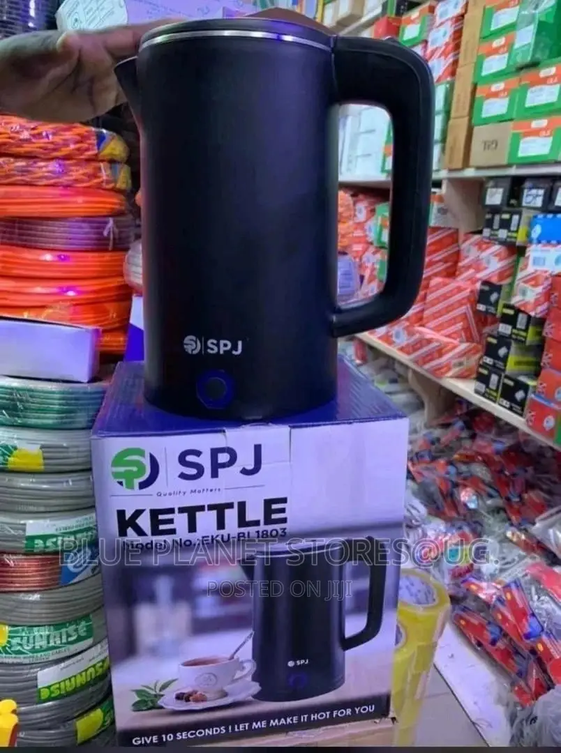 SPJ 2.0ltres Electric Percolator/Kettles || EKU-BL1803