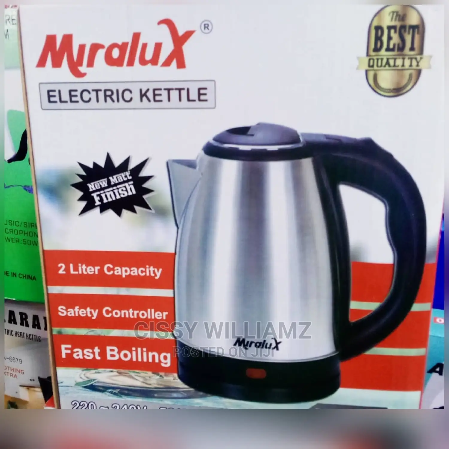 Pacolater 2liters/Miralux Electric Kettle